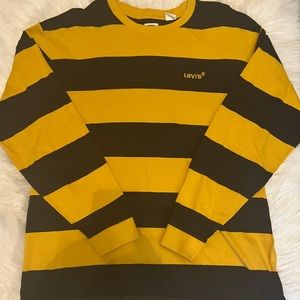 Levis relaxed fit striped long sleeve shirt relaxed